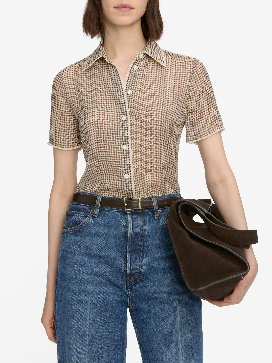 The Houndstooth Top