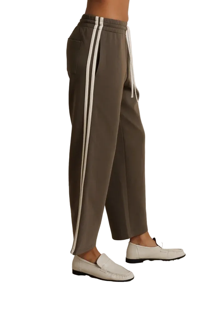 Claud Track Pant in Dark Olive