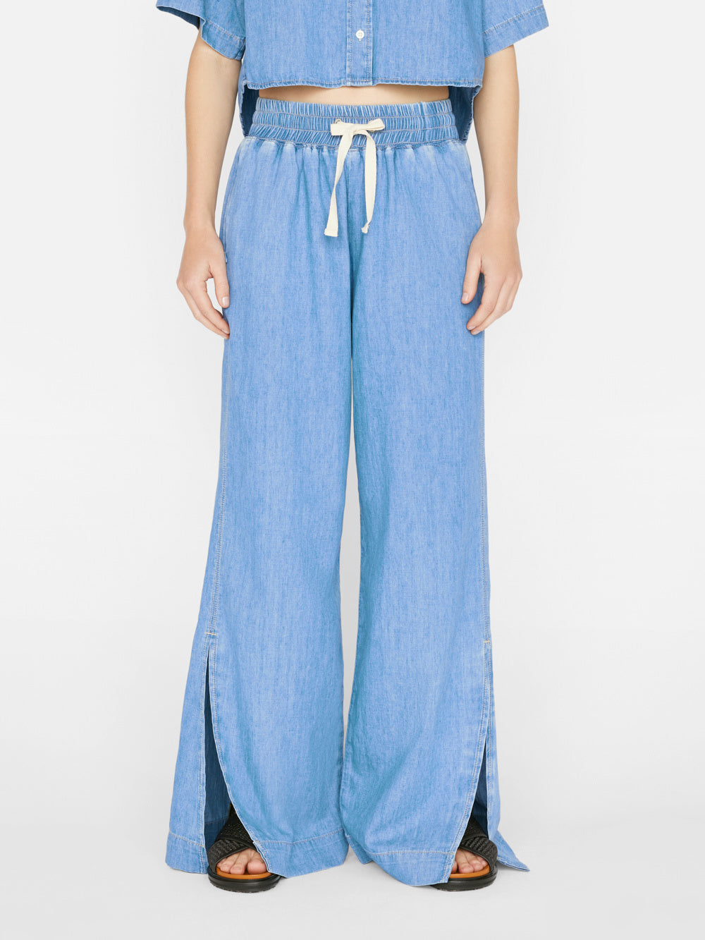 Drawstring Lounge Denim Pant