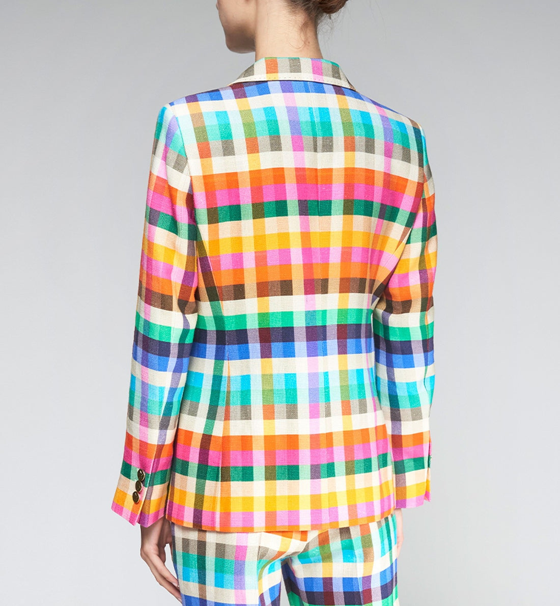 Heather Plaid Blazer