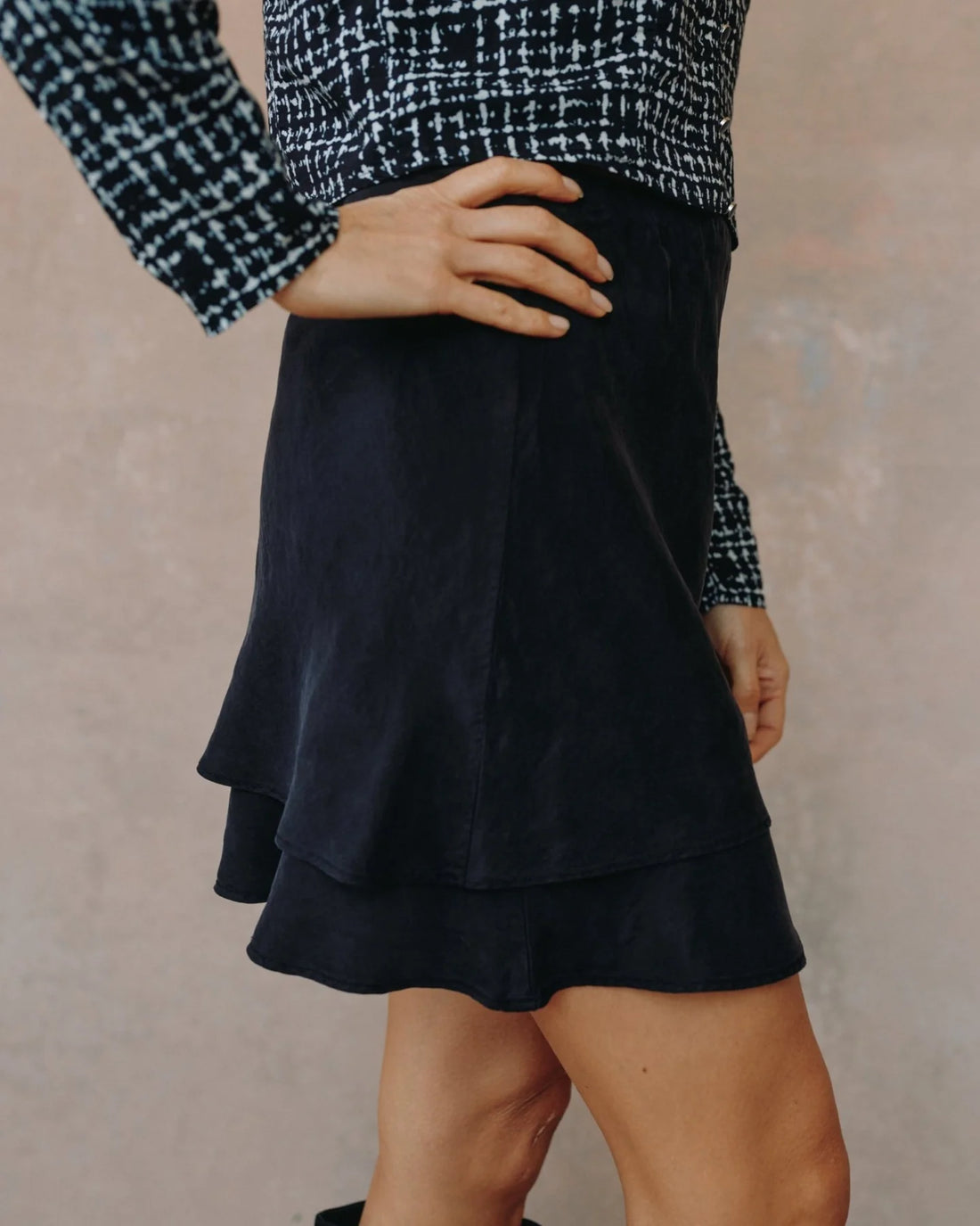 Layered Mini Skirt