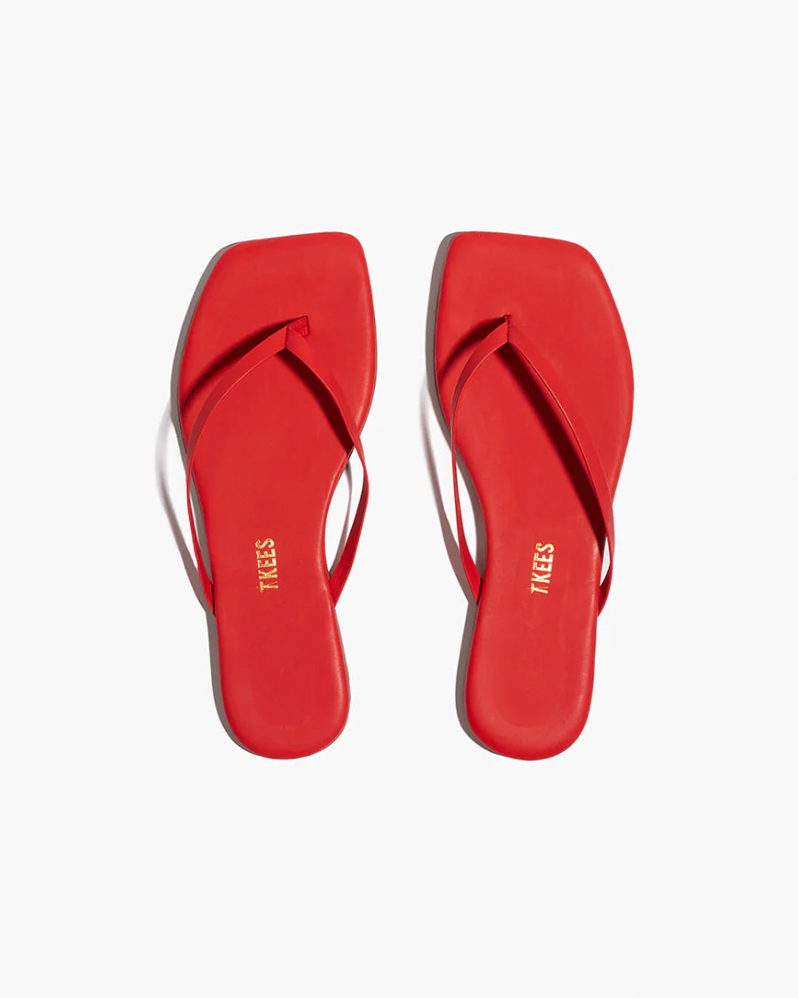 Square Toe Lily Red