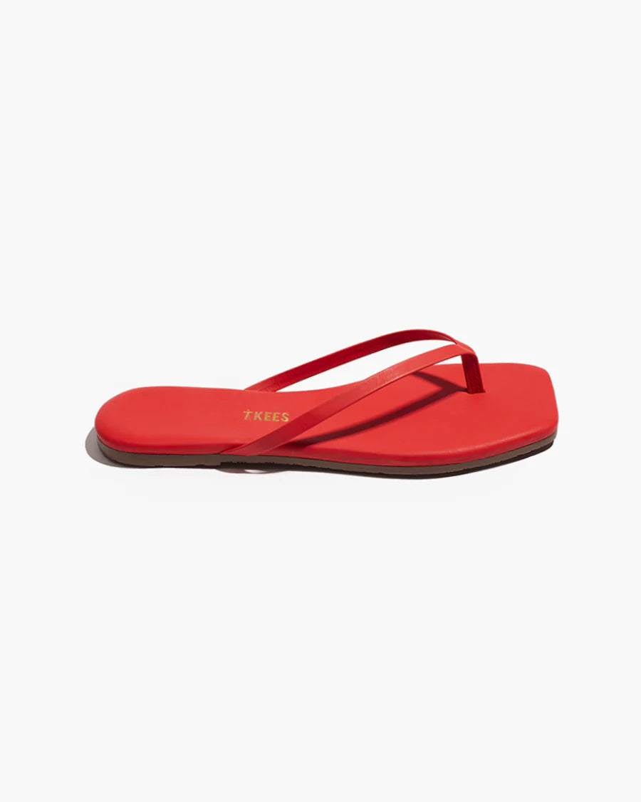 Square Toe Lily Red