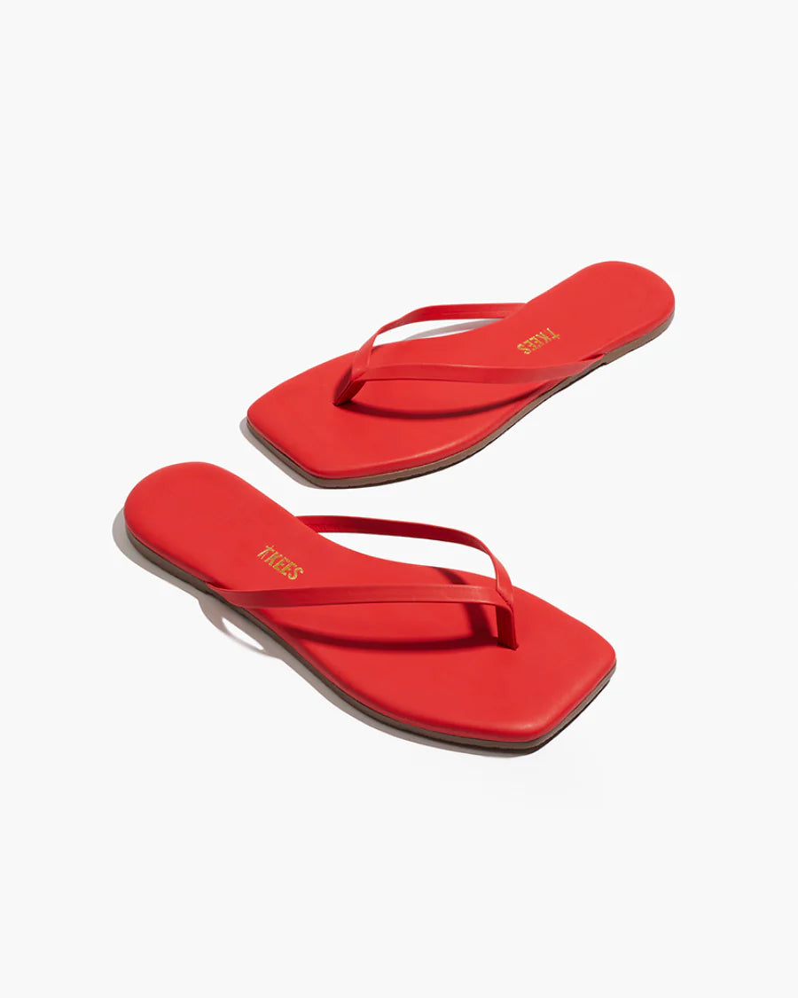 Square Toe Lily Red