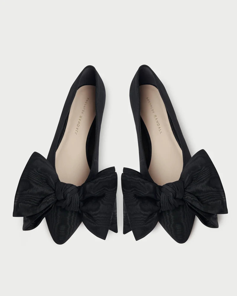 Noa Bow Flat In Black