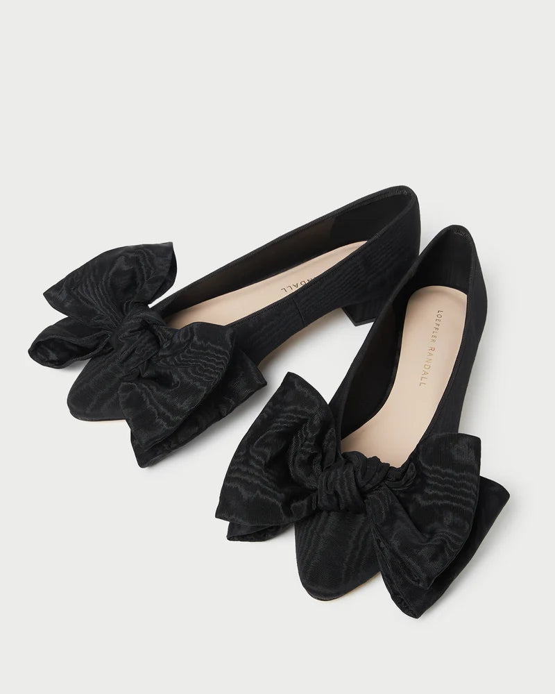 Noa Bow Flat In Black