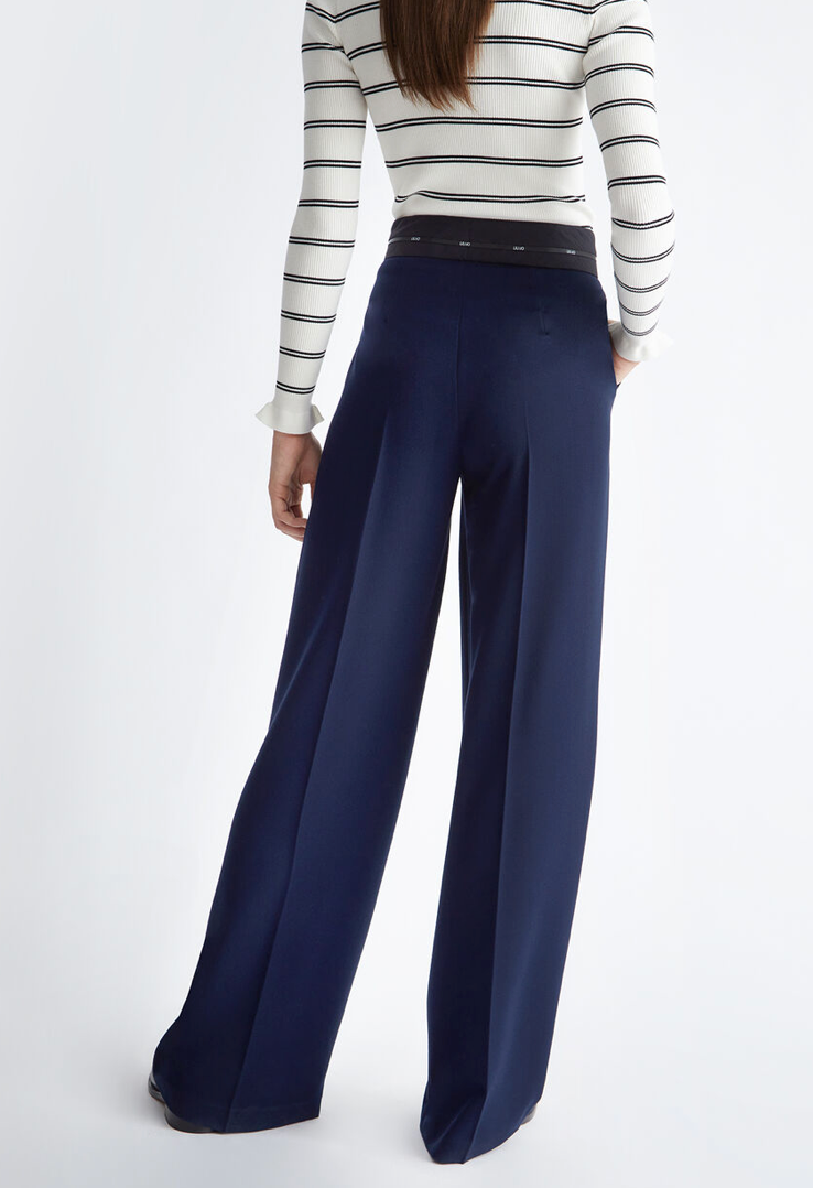 Pant Stretch Palazzo Trouser