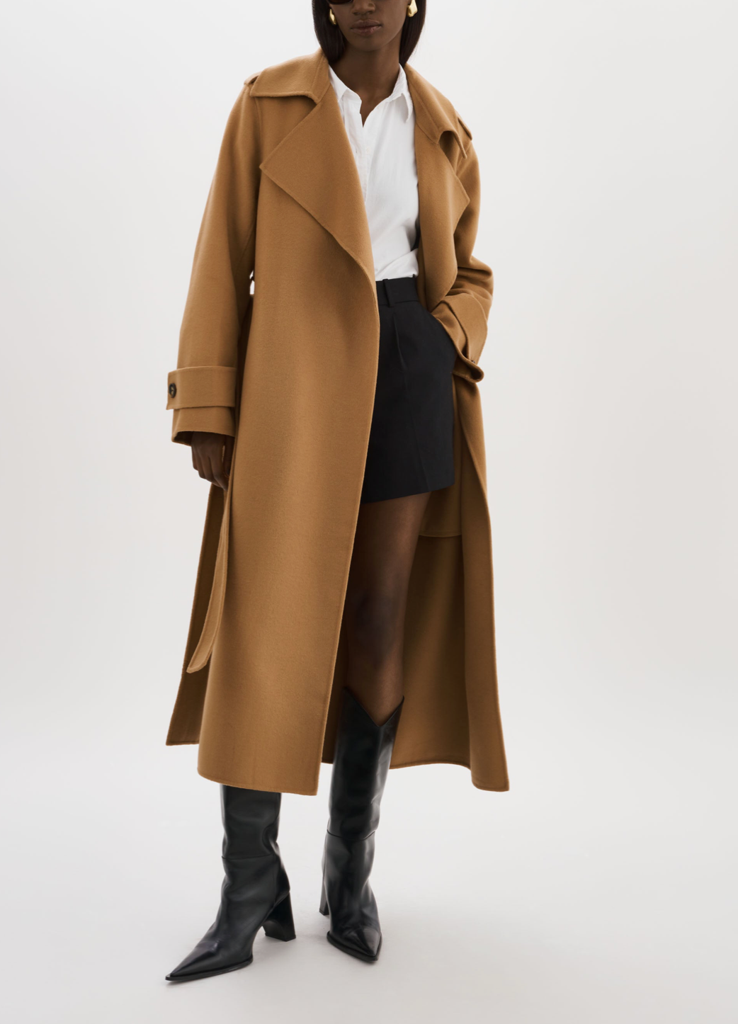 Margaret Wool Trench Coat