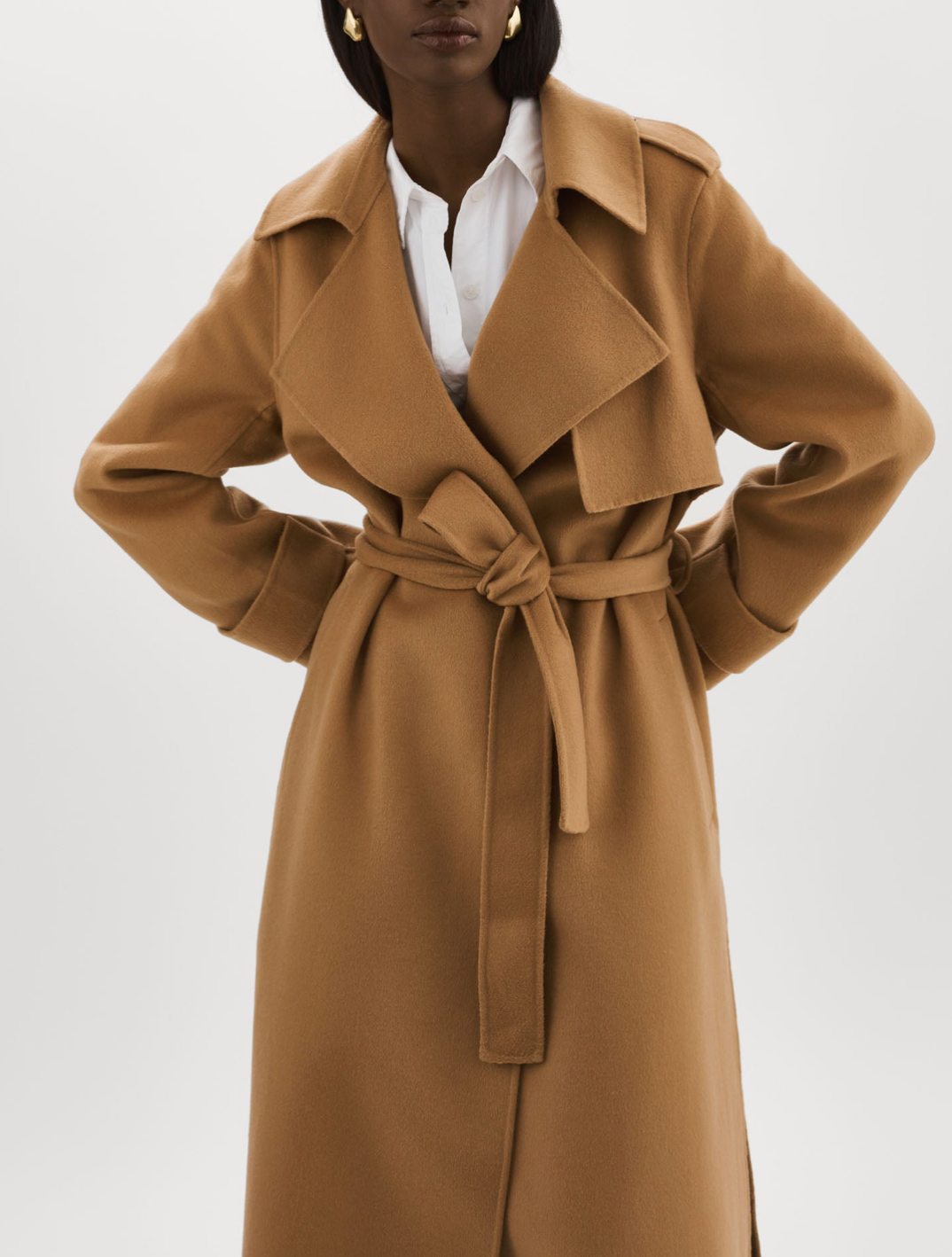 Margaret Wool Trench Coat