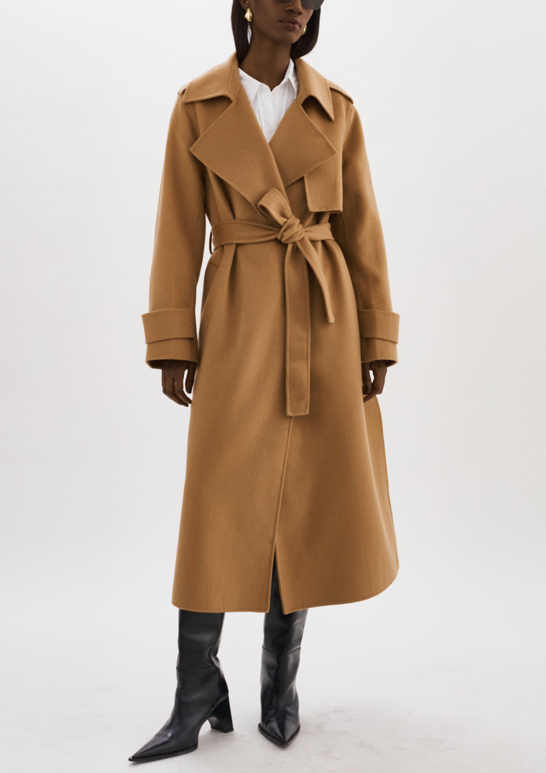 Margaret Wool Trench Coat