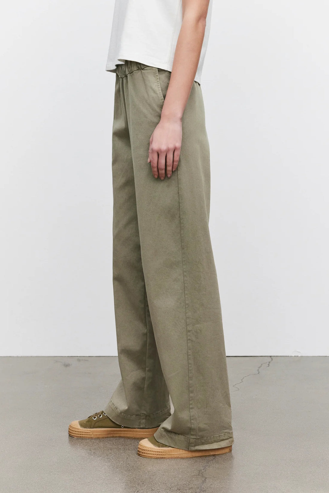 Naya Stretch Cotton Twill Pant