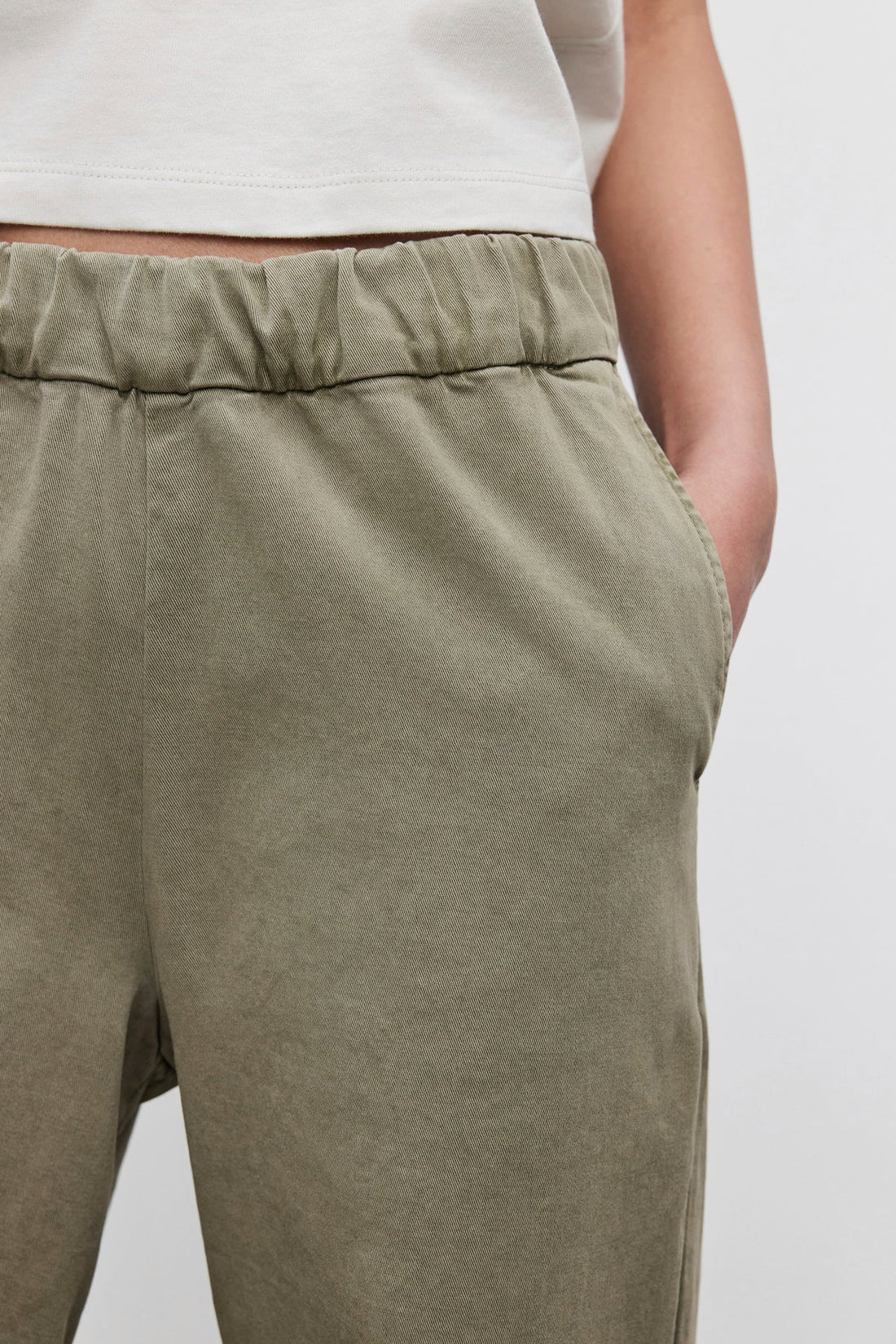 Naya Stretch Cotton Twill Pant