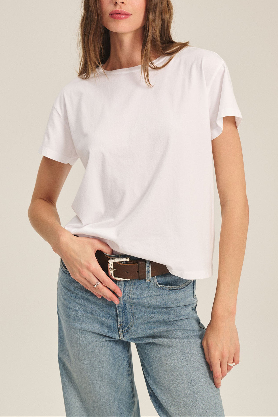 Tia Tee In White