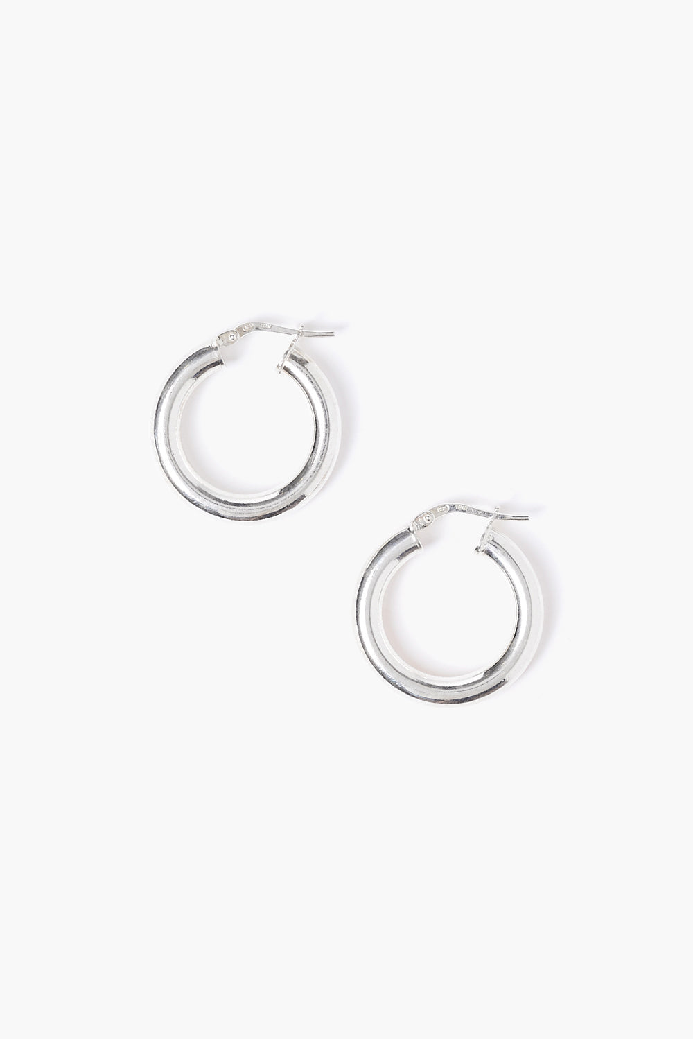 Silver Token Hoops