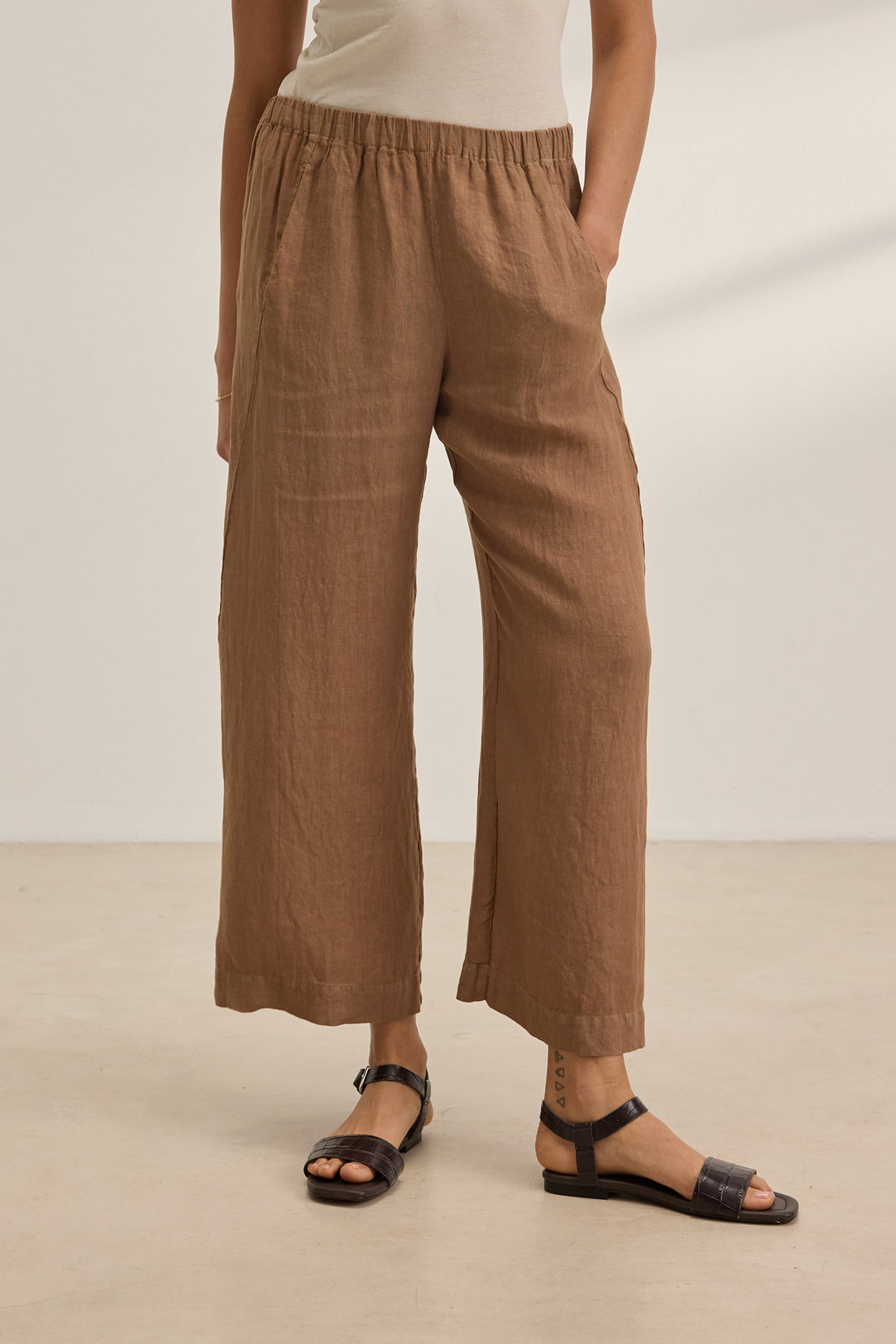 Lola Woven Linen Pants