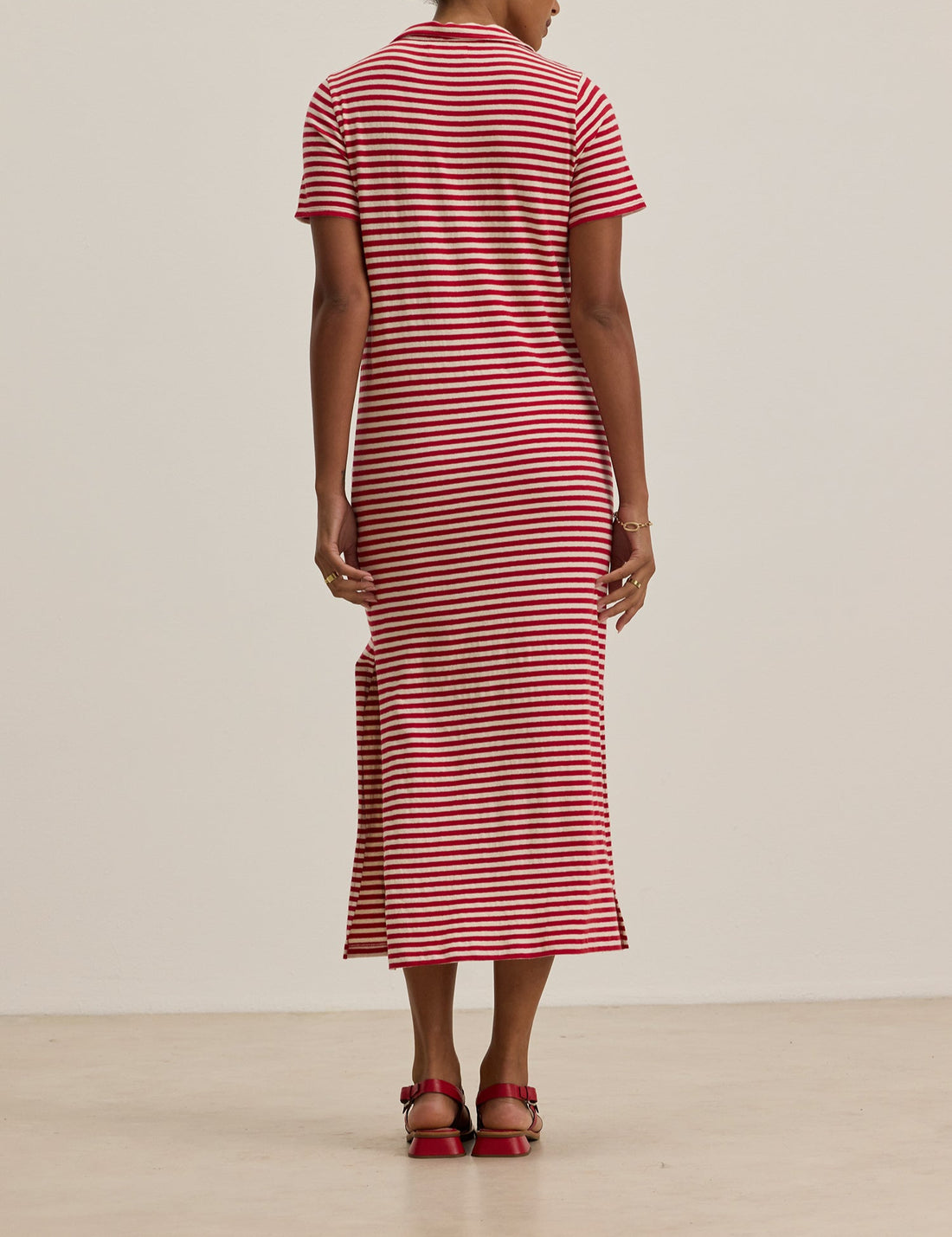 Khan Yarn Dye Jersey Stripe Dress