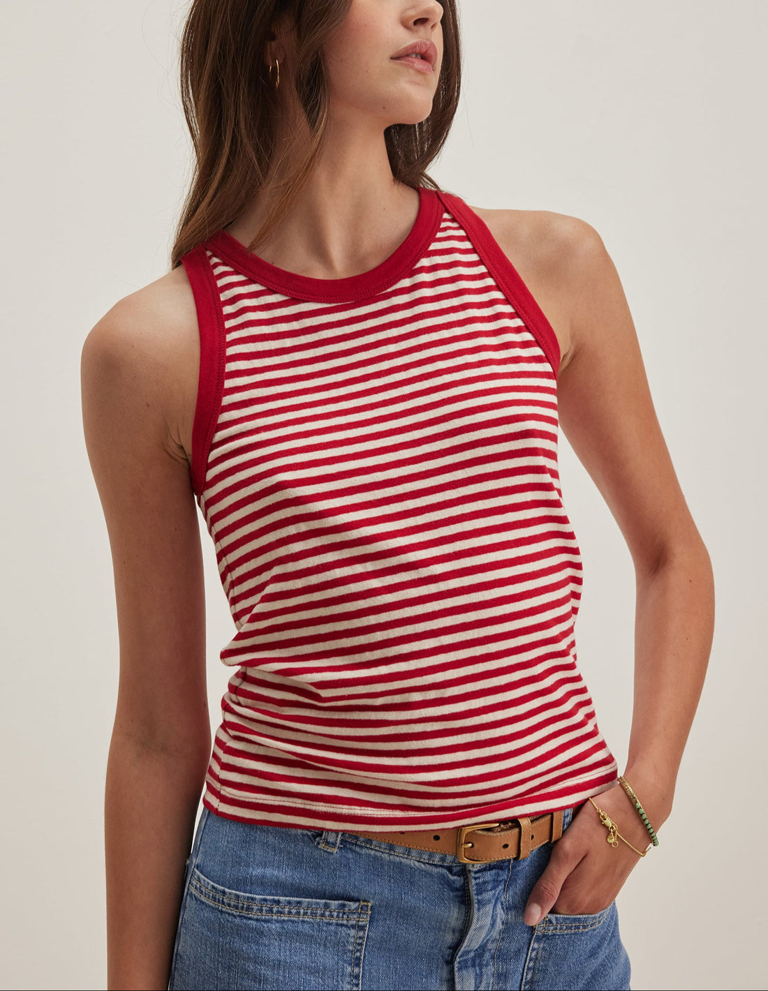 Lua Yarn Dye Jersey Stripe Top