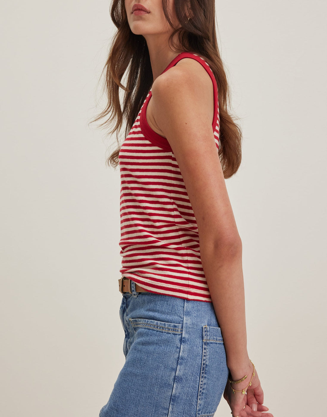 Lua Yarn Dye Jersey Stripe Top